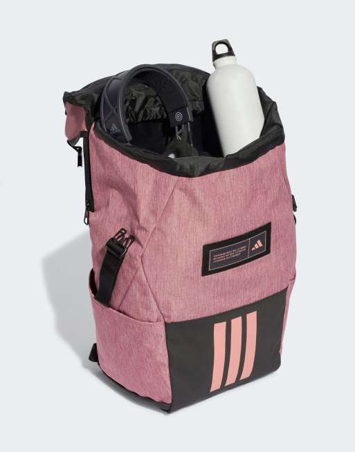 adidas performance 4athlts camper backpack in pink / semi pink spark, 3 of 3