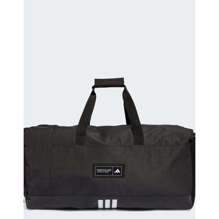adidas performance 4athlts duffel bag large in black white ASOS