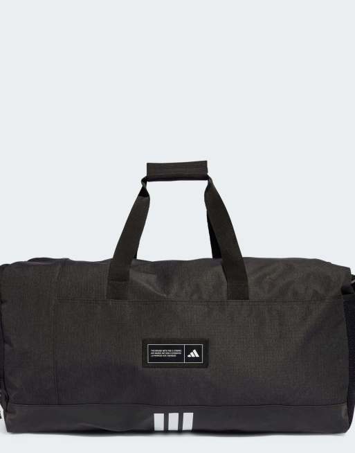 adidas performance 4Athlts duffle bag large in black/white