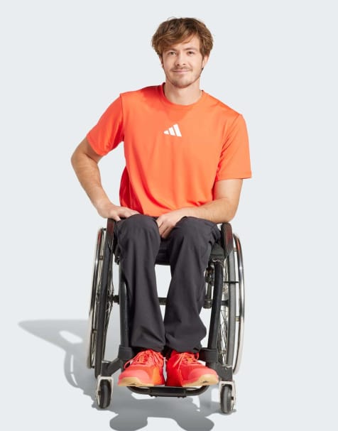 adidas Performance - Adapt - T-shirt da allenamento rosso acceso / bianco - view 1