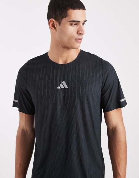 adidas performance Adi365 climacool+ engineered t-shirt in black