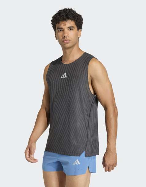 adidas performance - Adi365 climacool+ - Engineered tanktop in zwart - view 1