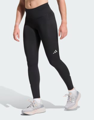 adidas Performance - Adi365 Climacool - Lange Lauf-Leggings in Schwarz mit den 3 Streifen