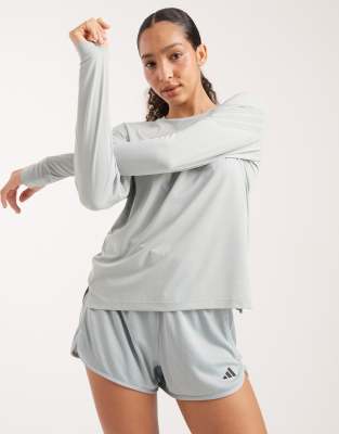 adidas performance Adi365 climacool longsleeve shirt in wonder sage-Green
