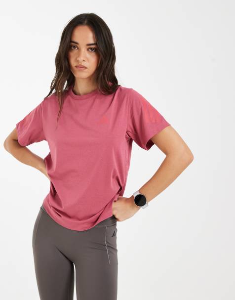 adidas Performance - Adi365 Climacool - Magentarød T-shirt - view 1