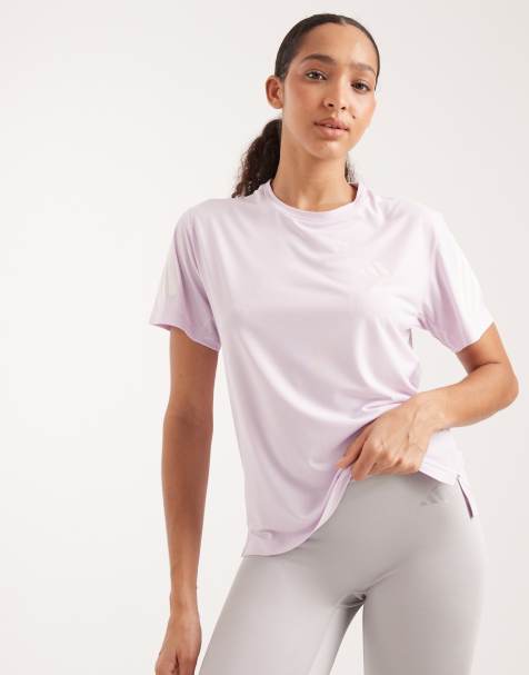 adidas performance Adi365 climacool t-shirt in ice lavender - view 1