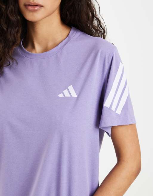 adidas performance Adi365 climacool t-shirt in magic lilac, 4 of 4