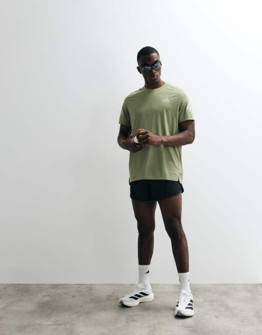 adidas Performance Adi365 climacool T-shirt in verde tenda, 2 di 5