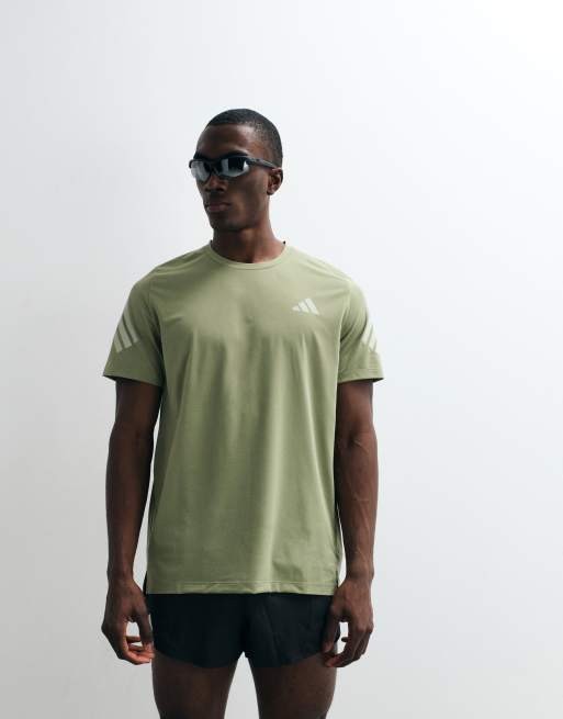 adidas Performance Adi365 climacool T-shirt in verde tenda, 3 di 5