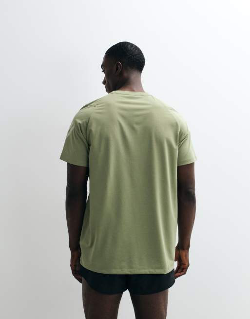 adidas Performance Adi365 climacool T-shirt in verde tenda, 5 di 5