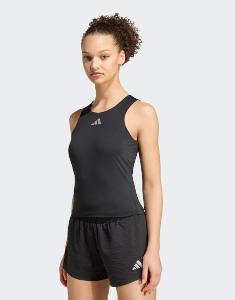 adidas Performance – Adi365 – Czarny podkoszulek do biegania z dodatkowym wsparciem - view 1