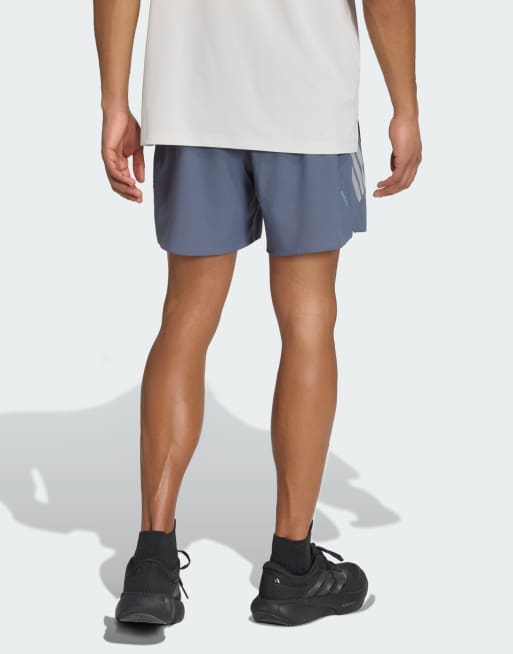 adidas Performance adi365 formotion shorts in grey and reflective silver, 3 of 4