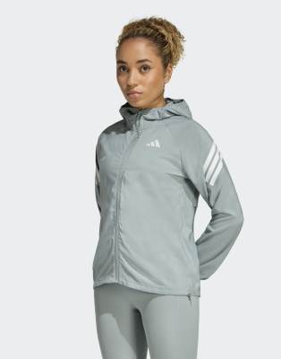 adidas performance - Adi365 Iconic - Laufjacke in der Farbe Wonder Sage-Grün