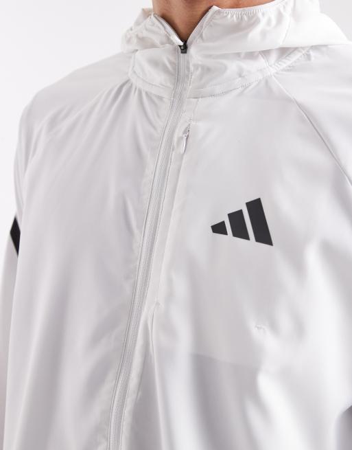 adidas Performance adi365 ikoniczna kurtka w kolorze białym, 4 z 5