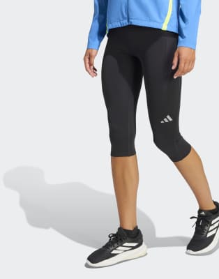 adidas Performance - Adi365 Running Climacool - 3/4-Leggings in Schwarz