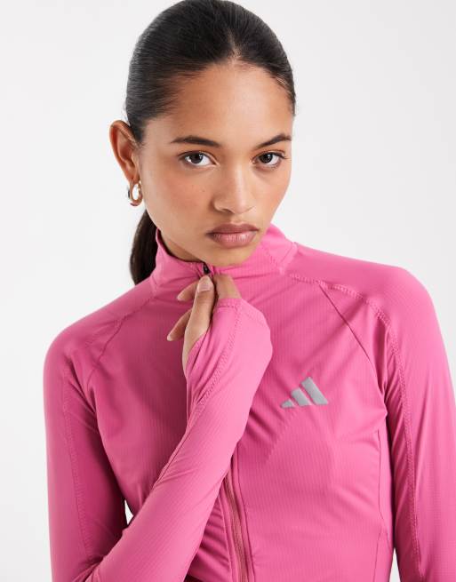 adidas performance - Adi365 Seasonal Womens - Giacca da corsa magenta doppio, 2 di 4