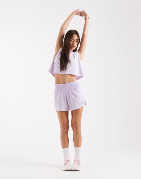adidas Performance – Adi365 Seasonal Womens – Szorty do biegania w jasnym lawendowym kolorze - view 1