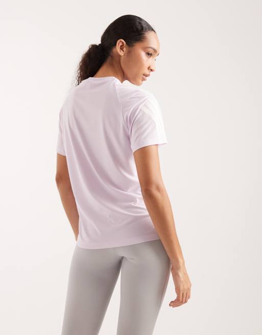 adidas Performance – Adi365 – T-shirt ClimaCool w jasnym lawendowym kolorze, 3 z 4