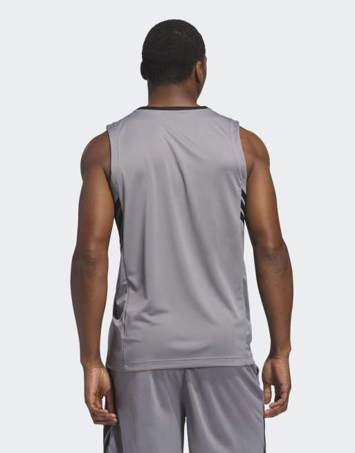 adidas performance - Adidas Basketball Legends - Débardeur - Gris trois et noir, 2 de 4