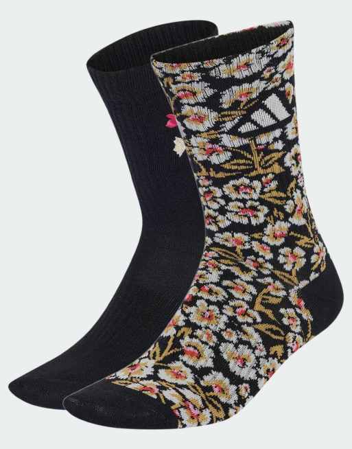 adidas performance Adidas farm 2-pack strumpor i flerfärgad/svart/taktil, 1 av 4