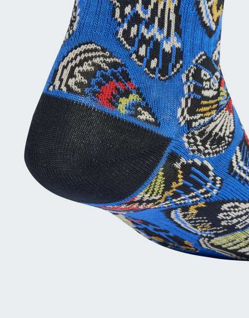 adidas performance Adidas farm 3 pairs per pack socks in multicolor / multicolor / blac, 3 of 3