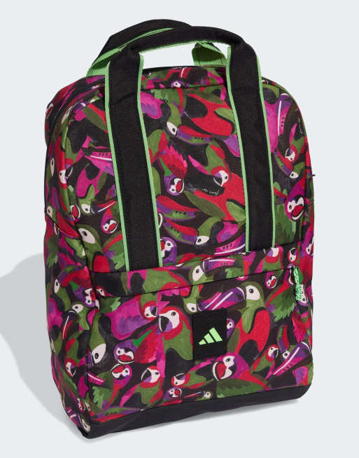adidas performance Adidas Farm backpack in black / glory purple / active, 3 of 4