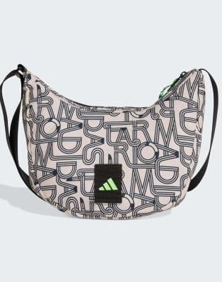 adidas Performance - Adidas Farm - Beuteltasche in Crystal Linen / Schwarz-Neutral