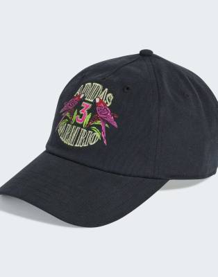 adidas Performance - Adidas Farm - Kappe in Schwarz/Preloved Lime/Bahia