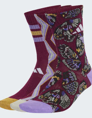 adidas Performance - adidas Farm - Lot de 3 paires de chaussettes - Multicolore