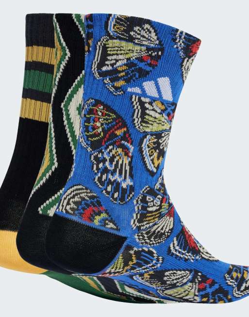 adidas Performance - adidas Farm - Pakke med 3 par sportssokker i multifarve/sort, 2 af 3