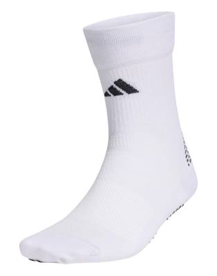Adidas Football - Chaussettes de sport légères à imprimé antidérapant - Blanc/blanc/noir 40-42