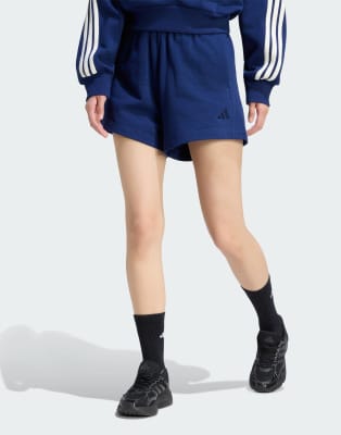 Adidas Donna Blu Womens Short Kit Small Logo Taglia XS 10 CM, JD Sports - Immagine 3