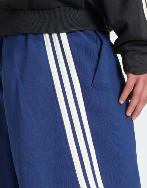 adidas Performance – Adidas Kit – Shorts in Dunkelblau/Wollweiß mit den drei Streifen, 4 von 4