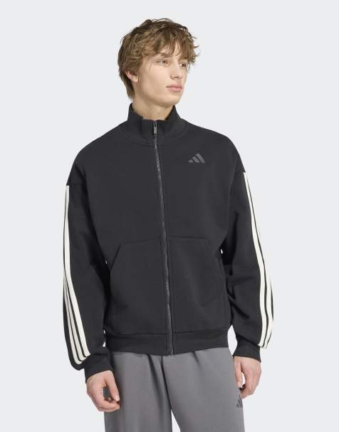 adidas Performance - adidas Kit - Trainingstop met 3-Stripes in zwart en gebroken wit - view 1