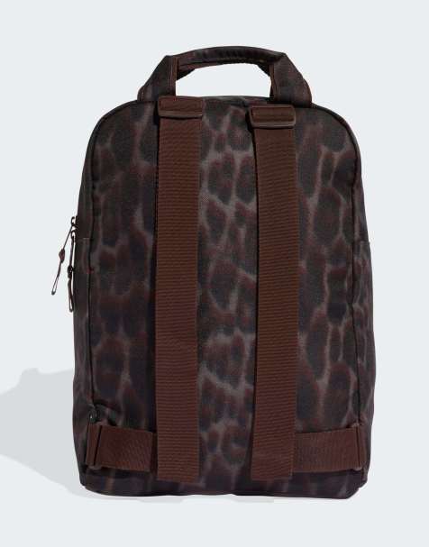 adidas performance Adidas linear essentials graphic backpack in brown - view 1