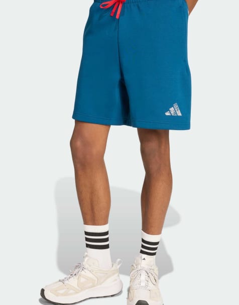 adidas performance Adidas marvel spider-man sweatshorts in blue night - view 1