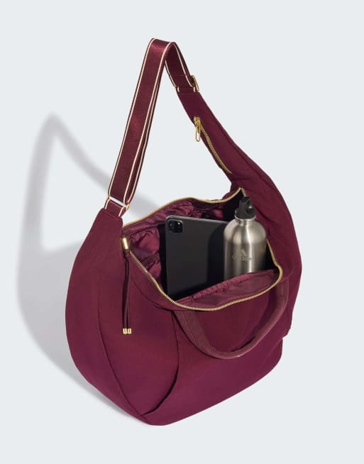 adidas performance Adidas og sport croissant bag large in maroon / warm vanilla / gold, 3 of 4
