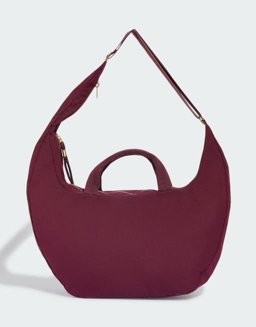 adidas performance Adidas og sport croissant bag large in maroon / warm vanilla / gold, 4 of 4