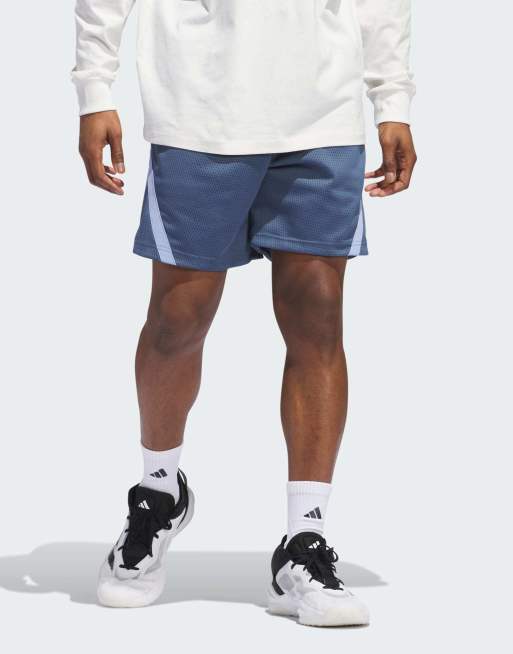 adidas Performance - adidas Select - Short van mesh in preloved ink / blue spark