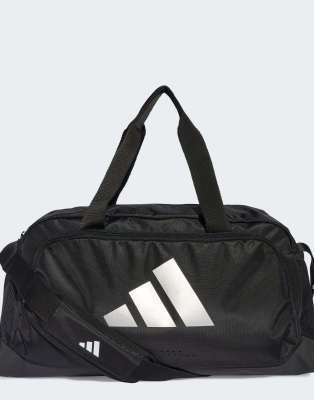 adidas Performance - adidas woman defender - Reisetasche in Schwarz/Silber-Metallic