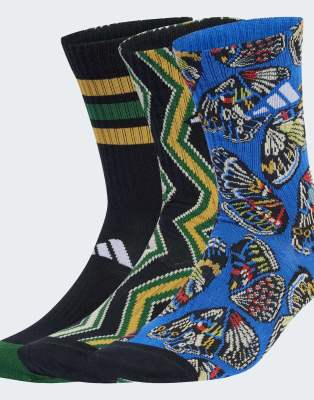adidas Performance - adidas x Farm - 3er-Pack Socken in Bunt/Bunt