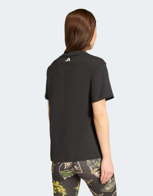adidas performance - Adidas X FARM Rio - T-shirt à motif - Noir, 2 de 4