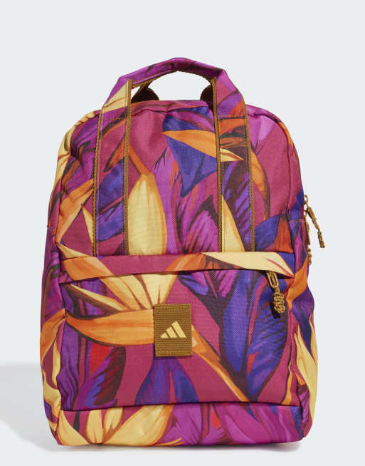 adidas Performance Adidas x farm – Rucksack in Bunt / Ockergold