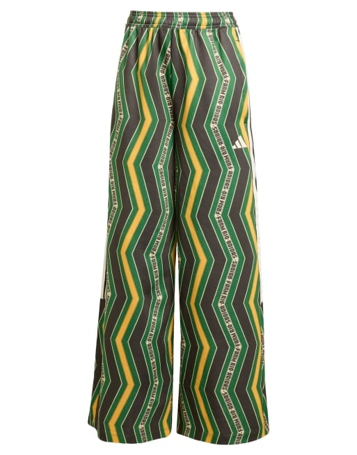 adidas performance Adidas x farm tiro track pants in black / amazon green / prelove, 5 of 5