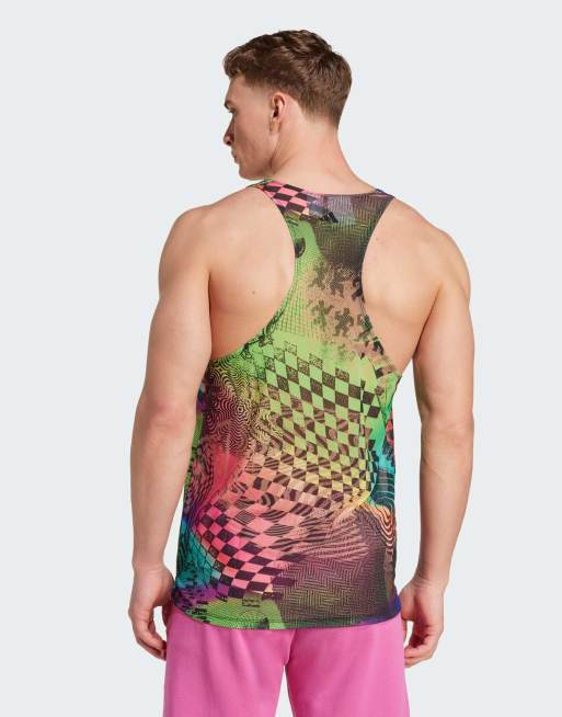 adidas performance Adidas x jeremy scott allover print tank top in