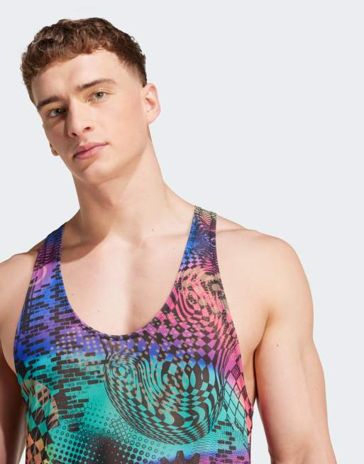 adidas performance Adidas x jeremy scott allover print tank top in