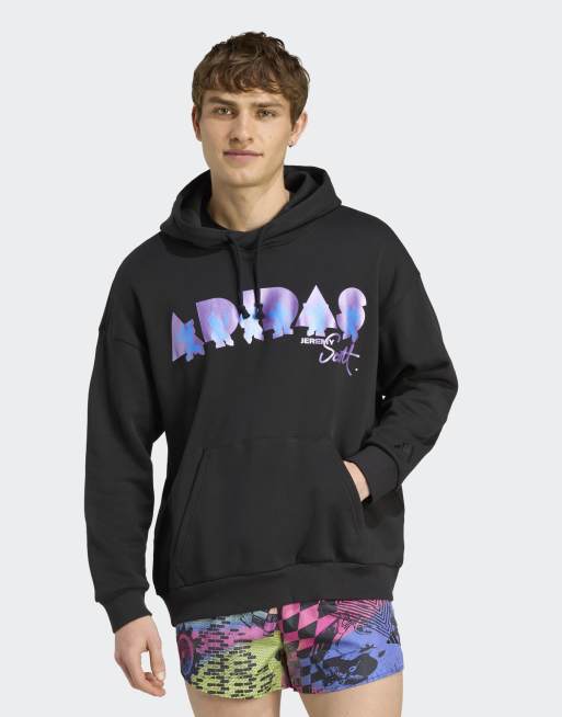 adidas performance adidas x Jeremy Scott hoodie in black