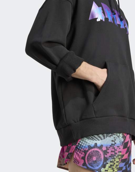 adidas performance Adidas x jeremy scott hoodie in black | ASOS