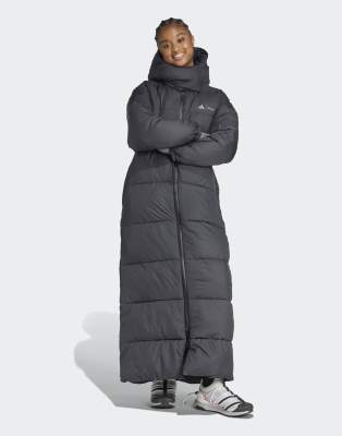 adidas Performance - adidas x Moon Boot - Langer Mantel in Schwarz