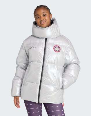 adidas Performance - adidas x Moon Boot - Veste matelassée - Argenté mat